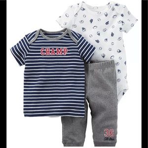 NWT Carter's 3-Piece Little Character Set 6 Months